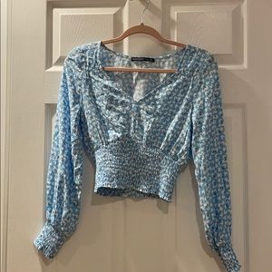 Abercrombie Smocked Waist Top